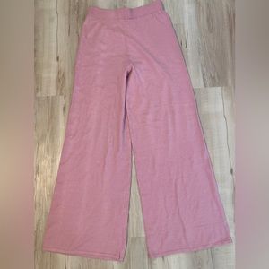 Pink Lily women's lounge wear, wide leg pink pants, size XL! New without tags!